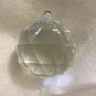 Vintage Crystal Ball for Chandelier - 3.75" Circumference x 1.75"T