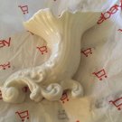 EXCELLENT COND Belleek Fermanagh Cornucopia Vase - 3rd Green Mark (1965-1980)