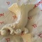 EXCELLENT COND Belleek Fermanagh Cornucopia Vase - 3rd Green Mark (1965-1980)