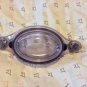 EXC COND Vintage Lavender Glass Floral Centerpiece Bowl w/ Attached Candleholder