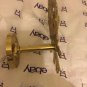 EXCELLENT COND Single Large Bouquet of Roses Solid Brass Curtain Tieback - 7&acirc;��T