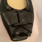NEW Bruno Magli Womens Open Toe Flats w/ Black Patent Leather Accents - 42