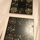 VINTAGE 2 Werner Burri Uetendorf 1960s Bauhaus Glazed Ceramic Tiles - 6” x 6”