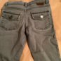 NEW Bonpoint Girls Grey Distressed Jeans - 6A