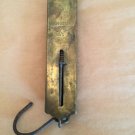 ANTIQUE PS & W Co. Brass Spring Balance Hanging Weight Scale - 50 LBS