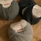 NEW 3 Skeins Knit Picks Palette 100% PERUVIAN Wool Yarn - Assorted Colors
