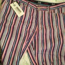 NEW D&G Dolce & Gabbana Womens Carnaby Cotton Striped Capri Jeans - 44