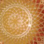 EXCELLENT CONDITION Sydenstricker Lacy Pattern Fused Art Glass Plate - 8.75"