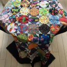 UNIQUE Handmade Crib Quilt “To Grandmother’s House We Go” - 44” x 56”