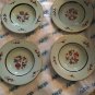 EXC COND Set 4 Crown Devon Allan Lowestoft Style Staffordshire Soup Bowls