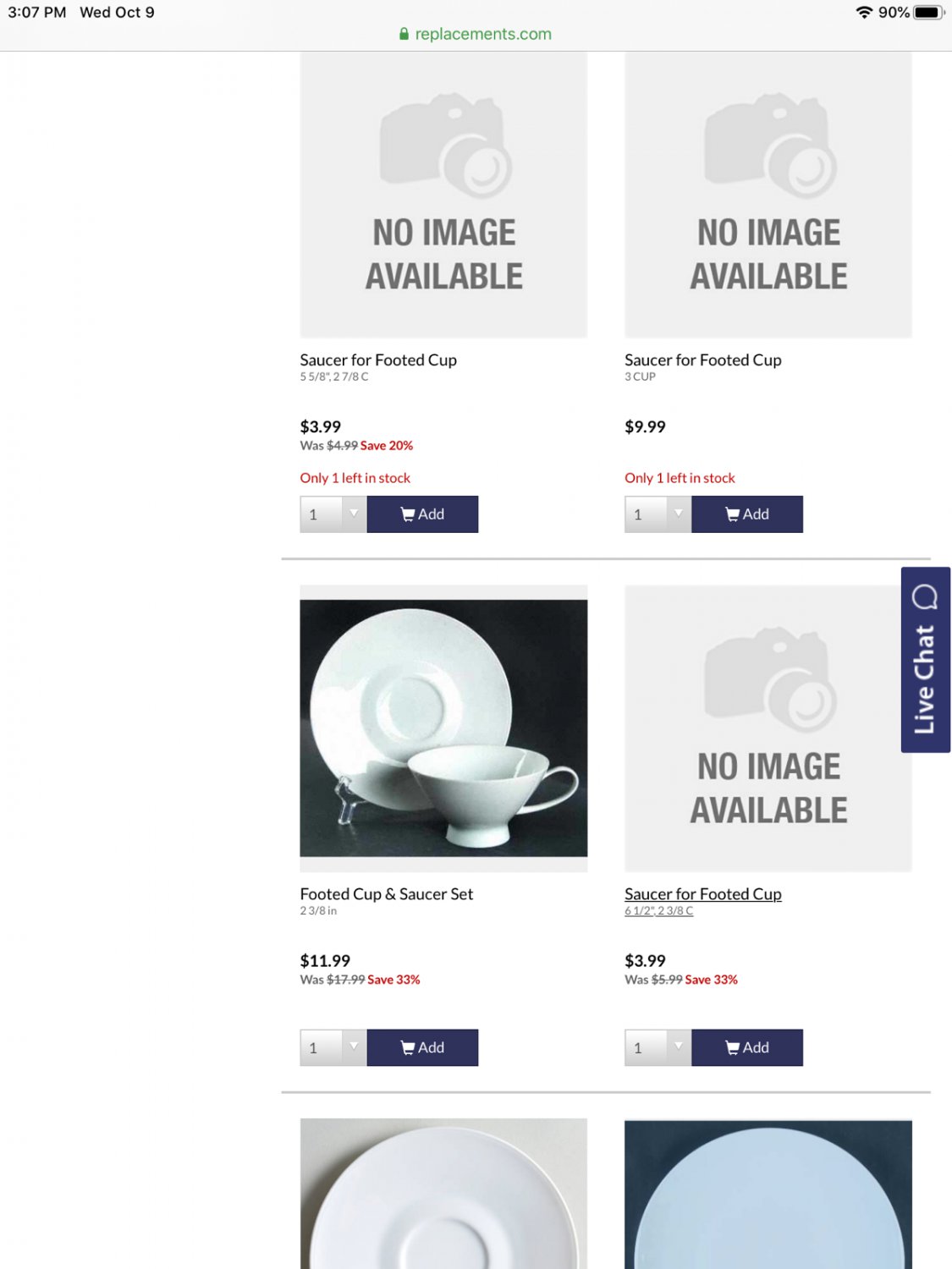EXC COND 6 Sets Rosenthal Classic Modern White Cream Tea Cup, Saucer & Plate
