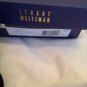 NEW Stuart Weitzman Fairfield Black Perforated Suede Pumps - 8.5M