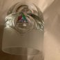 EXCELLENT CONDITION  Krosno Deco Glass Blown Oil Lamp - 4”T x 2.5”W Base