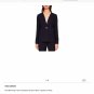 NEW Ted Baker Working Title Collarless Navy Wool Tailored Jacket - 4/L