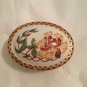 IMPERFECT Royal Crown Derby 1988 HONEYSUCKLE Oval Porcelain Trinket Box