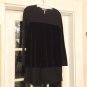 NEW Banana Republic Wool Jersey and Velour Long Sleeve Dress - S