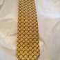 NEW Brooks Brothers Maker Yellow Harness Print 100% Silk Mens Tie - 3.5”W