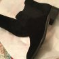NEW Ann Taylor Black Suede Pull-on Ankle Boots w/ Side Gussets - 6.5
