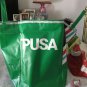 NEW CUSTOM Repurposed Vinyl Billboard Laundry Basket/Large Tote - 24âT x 16âW