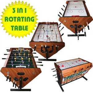 air hockey adn foosball table