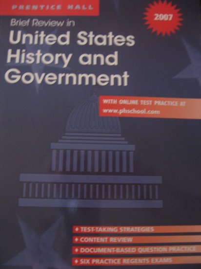 Brief Review in United States History and Government 2007 Book