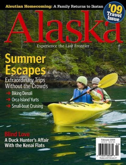 Alaska Magazine - February 2009 Travel Issue - Bike Denali