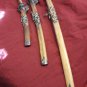 Vintage Set of 3 Bat wing Dragon Cosplay Fantasy Katana Swords