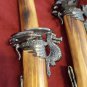Vintage Set of 3 Bat wing Dragon Cosplay Fantasy Katana Swords
