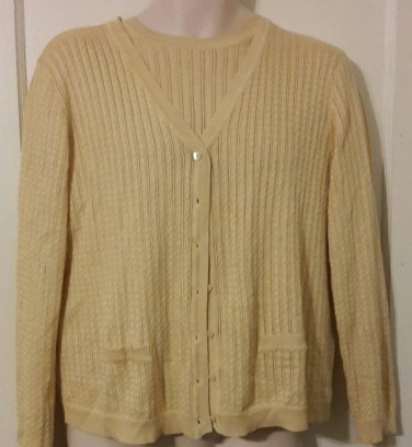Compositions butter yellow twinset xl
