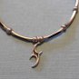 Pewter Celtic tribal thorn bead necklace
