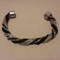 3 tone woven metal magnetic bracelet