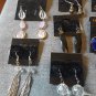 ALL 14 pairs Vintage pierced Earrings - dangles, studs, hoops