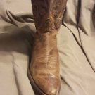 Justin distressed Brown cowboy boots 8