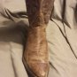 Justin distressed Brown cowboy boots 8