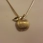 1950s Trifari Goldtone Apple Necklace with chain