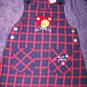 Red & Navy Blue Plaid Looney Tunes Tweety Bird Jumper 5