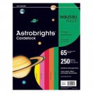 Assorted Pack -  Pink/Red/Green/Orange/Yellow - 65 lb. - 250 Sheets - 8 1/2 x 11