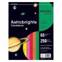 Assorted Pack -  Pink/Red/Green/Orange/Yellow - 65 lb. - 250 Sheets - 8 1/2 x 11