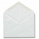 White Invitation / Greeting Card Envelopes 4 3/8 x 5 3/4   100/Bx