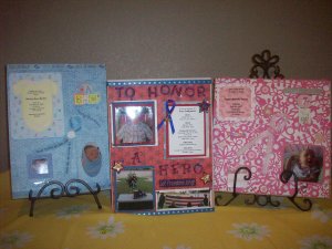 Ceramic Tile Scrapbook Page
