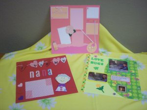 Basic Custom Made Scrapbook Page