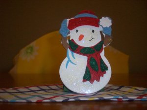 Protective Outlet Cover-Snowman