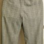 Women's Plus Size Black White Plaid Crop Capri Pants, Lane Bryant, Sz 20, $14.99