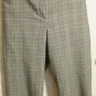 Women's Plus Size Black White Plaid Crop Capri Pants, Lane Bryant, Sz 20, $14.99