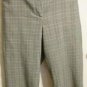 Women's Plus Size Black White Plaid Crop Capri Pants, Lane Bryant, Sz 20, $14.99