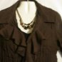 Women's Long Sleeve Print Crinkle Top, Sz 14, Dress Barn, $13.99, Stylish Top