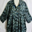 Women's Plus Size 3/4 Sleeve Print Tunic Top, Sz 22W, Style & Co, $13.99, Pretty