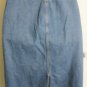 Women's Long Blue Denim Skirt, Sz 12, Eddie Bauer, $13.99, Cute Style