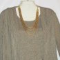 Women's Long Sleeve Sweater w/Attached Shell, Sz L, VANY, $13.99, Stylish