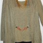 Women's Long Sleeve Sweater w/Attached Shell, Sz L, VANY, $13.99, Stylish